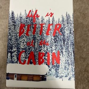 Indigo mug “ life is better at the cabin”